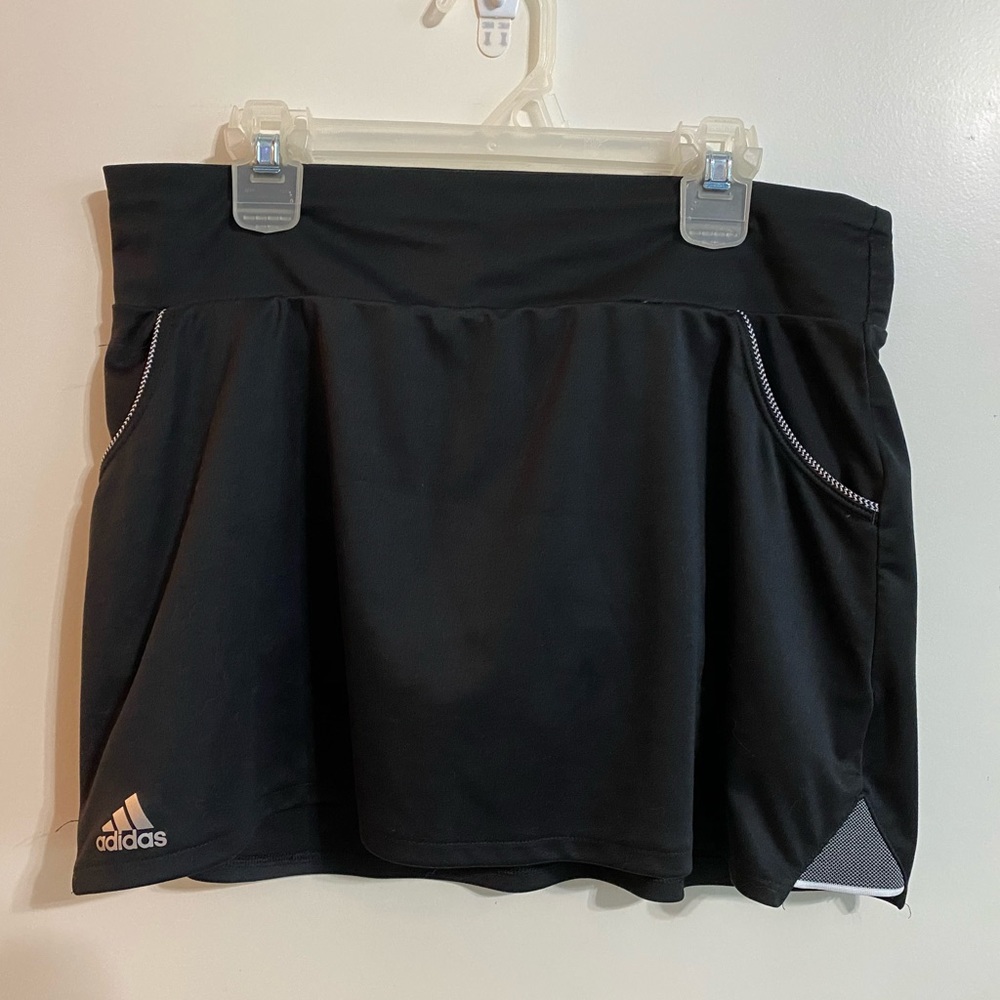 Black Adidas Tennis Skirt